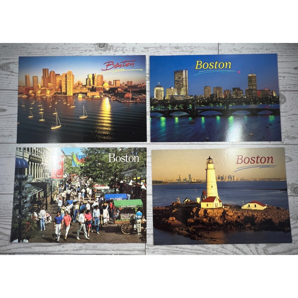 4.5" x 6.75" Boston Post Cards